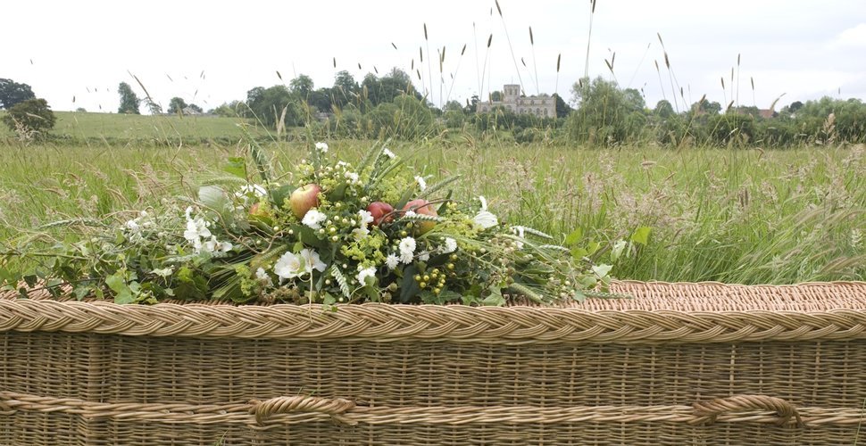 Willow Coffin in Grassland