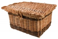 Rectangular Ashes Caskets - Buff & Brown